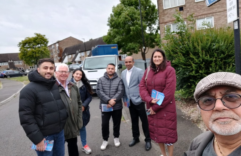 Campaigning in Feltham and Heston